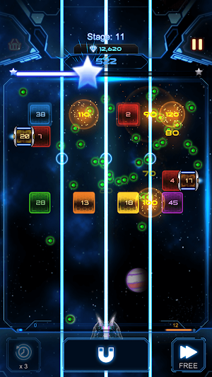 Bricks Breaker Galaxy Shooter Screenshot 3