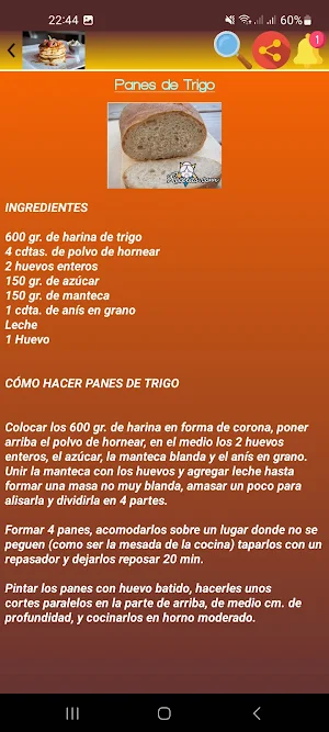 Recetas de cocina Screenshot 3