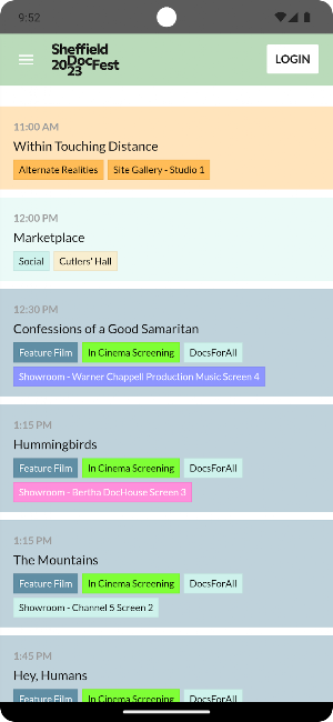 Sheffield DocFest Screenshot 1