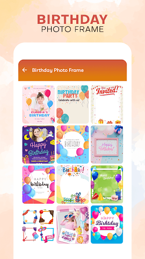 Birthday Photo Frame Screenshot 2