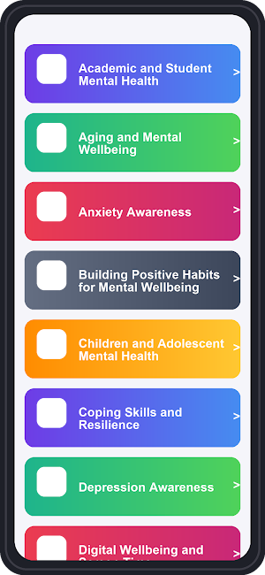 Mental Wellbeing Awareness Screenshot 0