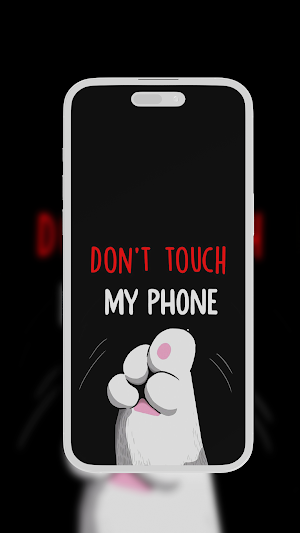 Don't Touch My Phone wallpaper Screenshot 3