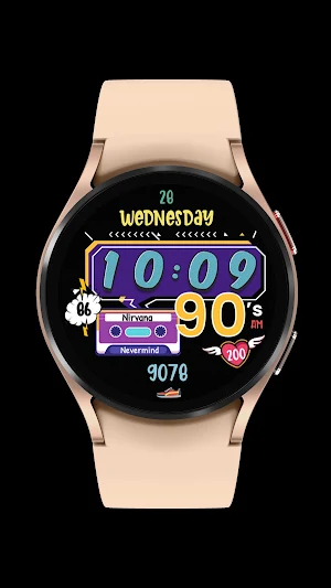 Pars 90's Digital Watch Face Screenshot 3