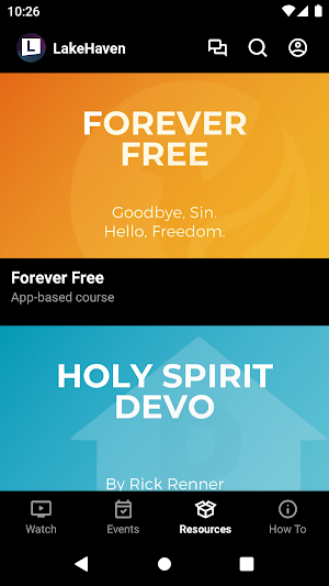 LakeHaven Church Screenshot 2