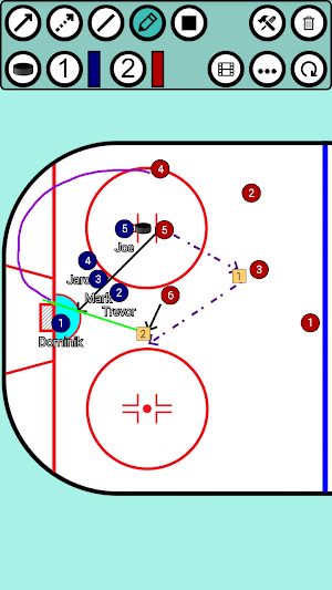 Hockey Tactic Board Screenshot 1