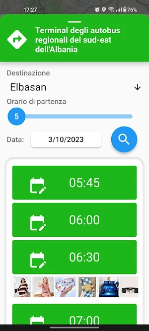 Tirana bus terminals Screenshot 3