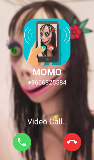 Fake Call Video Chat Doll : "Creepy Momo" Prank Screenshot 2