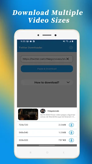 Video Downloader For Twitter Screenshot 3