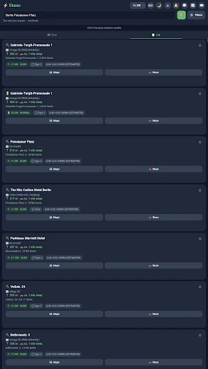 Elunio – Find EV Charging Screenshot 2