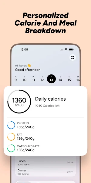 GymMacros: Calorie Tracker Screenshot 2