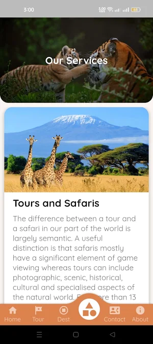 Wilson Tours Africa Screenshot 1