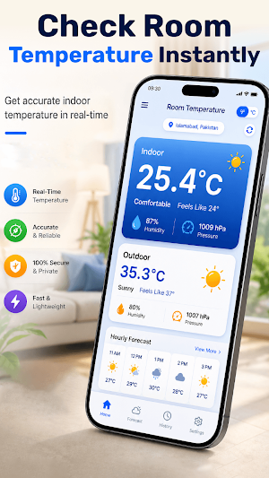 Room Temperature & Thermometer Screenshot 1
