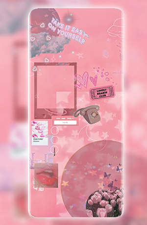 Pink Aesthetic Wallpaper Screenshot 1