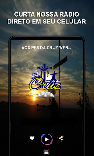 Aos Pés da Cruz Web Radio Screenshot 0