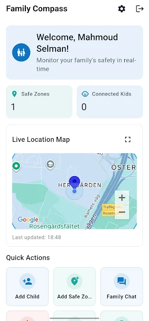 Family Compass: Location & SOS Screenshot 1