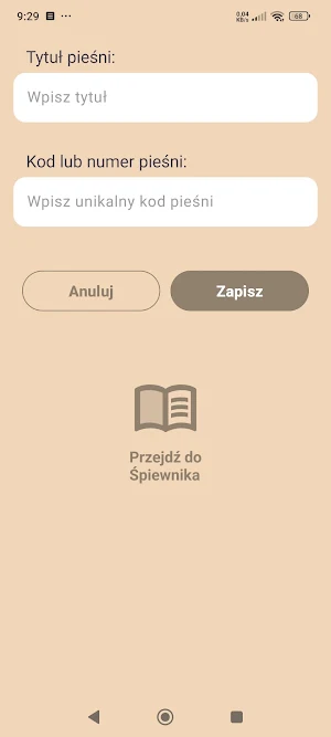 Lista pieśni Screenshot 3