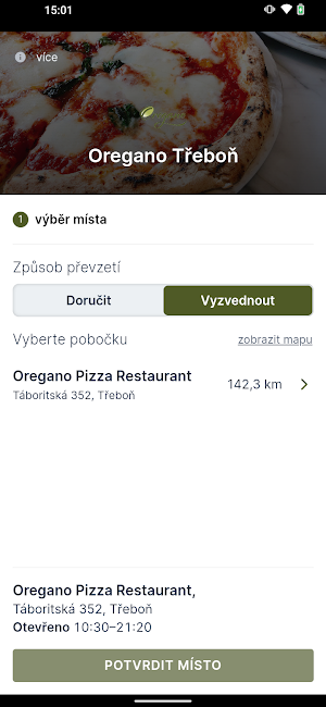 Oregano Pizza Restaurant Screenshot 0