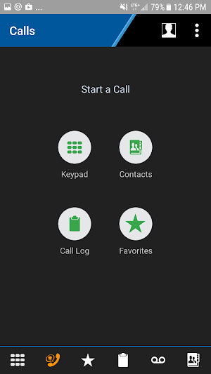 Switchvox Softphone Screenshot 1
