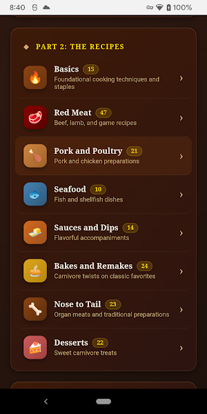 Carnivore Diet Cookbook Screenshot 2