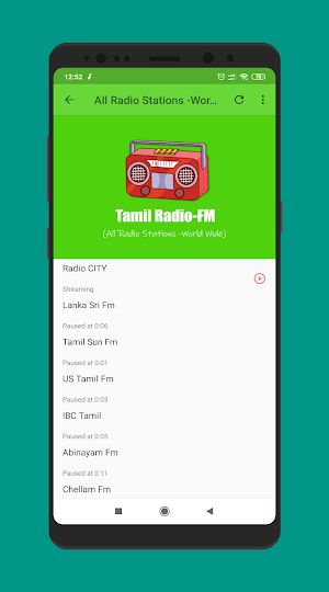 Tamil Radio Online (தமிழ் வானொலி 2021) Screenshot 1