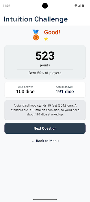 Intuition Challenge Screenshot 2