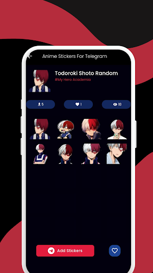 Anime Stickers For Telegram Screenshot 1