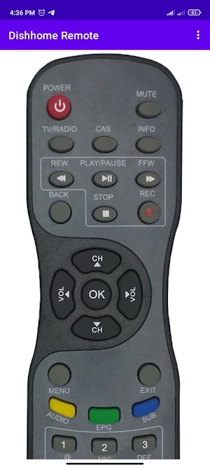 Remote for DishHome Screenshot 1