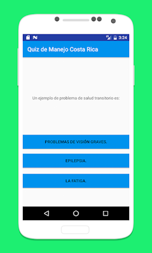 Quiz de Manejo Costa Rica (COS Screenshot 0