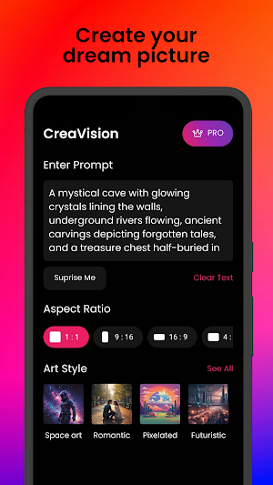 CreaVision - AI Art Generator Screenshot 0