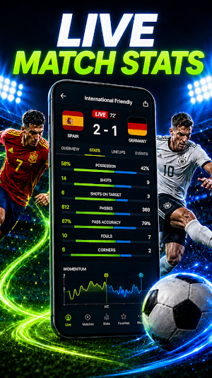 Soccer live Score: Goal News Screenshot 1