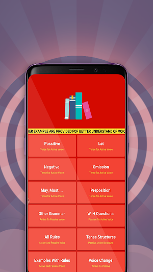 English Tenses Practice Active Voice & Narration Screenshot 1
