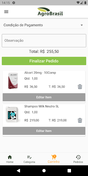AgroBrasil Distribuidora Screenshot 2