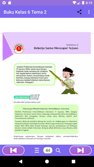 Buku Siswa Kelas 6 SD/MI Tema 2 Screenshot 0