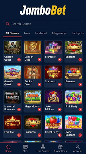 Jambobet Screenshot 1