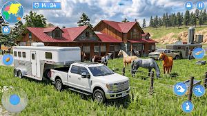 Farmer Simulator Tractor Game Screenshot 2