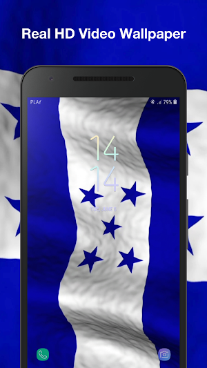 3D Honduras Flag Live Wallpaper Screenshot 3