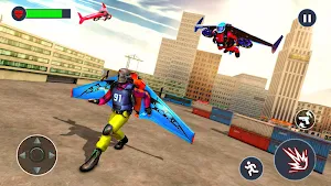 Flying Jetpack Hero Crime 3D Fighter Simulator Screenshot 2