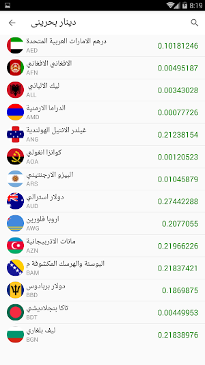 اسعار الذهب والعملات فى البحرين Screenshot 1