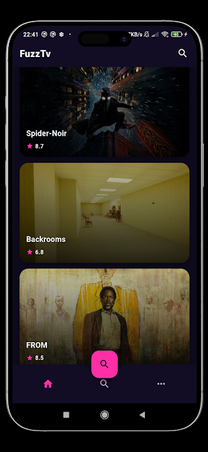 FuzzTv : Movies & TV Shows Screenshot 1