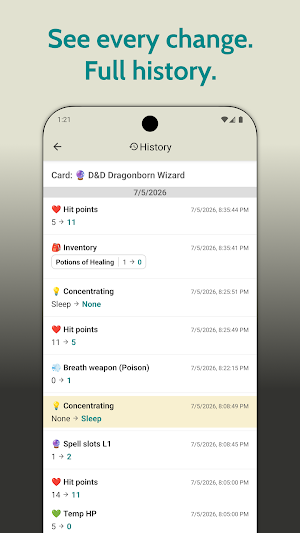 Dekard - RPG Value Tracker Screenshot 2