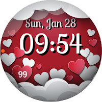 Valentine's Day Watch Face