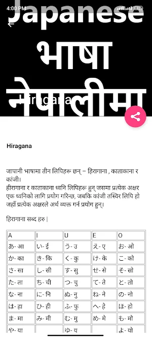 Learn Japanese in Nepali Screenshot 3