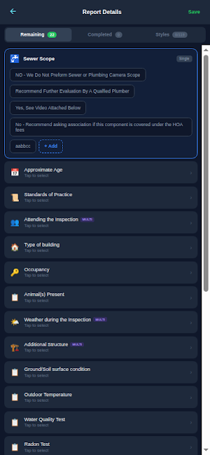 inspectorDATA Screenshot 2