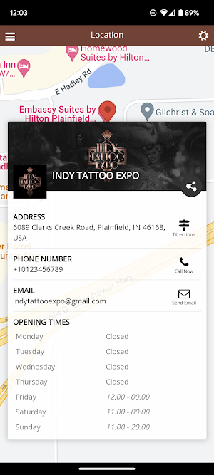Indy Tattoo Expo Screenshot 1