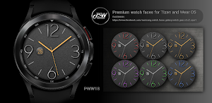 PWW18 - Analog Watch Face Screenshot 0