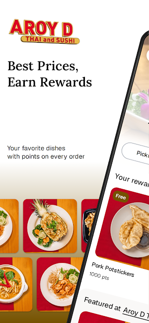 Aroy D Thai and Sushi Screenshot 0