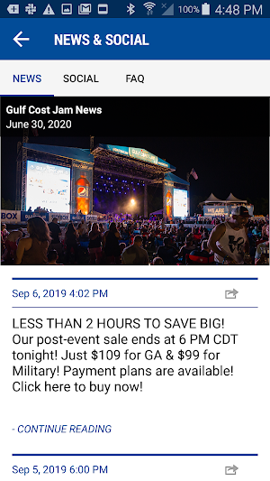 Pepsi Gulf Coast Jam Screenshot 3