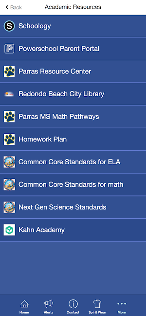 Parras Middle School Screenshot 2