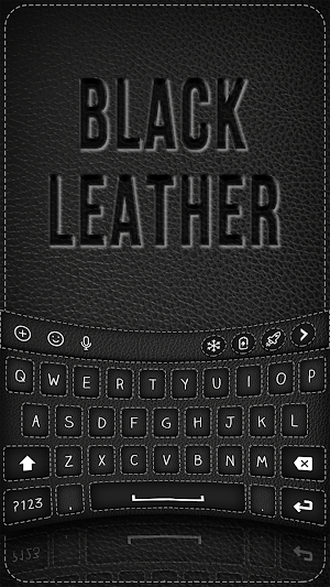 Black Leather Keyboard Screenshot 2