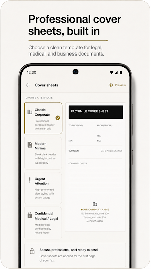 ClearFax Pro: Business Fax Screenshot 3